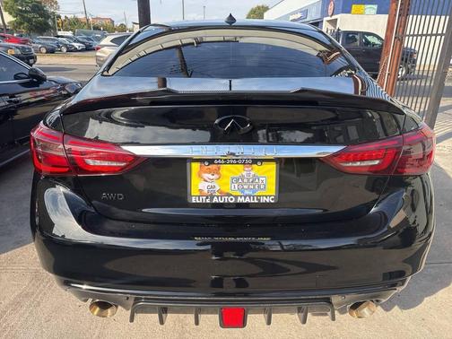 Black 2019 INFINITI Q50 3.0t LUXE