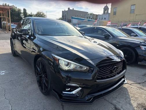 Black 2019 INFINITI Q50 3.0t LUXE
