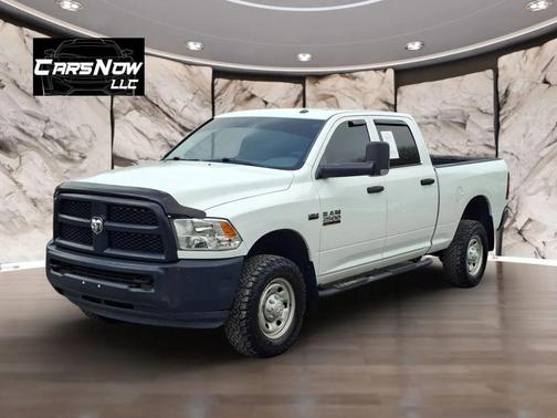 White 2017 RAM 2500 Tradesman Crew Cab 4x4 6'4' Box