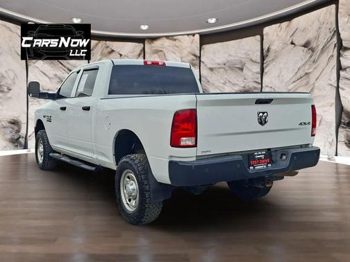 White 2017 RAM 2500 Tradesman Crew Cab 4x4 6'4' Box