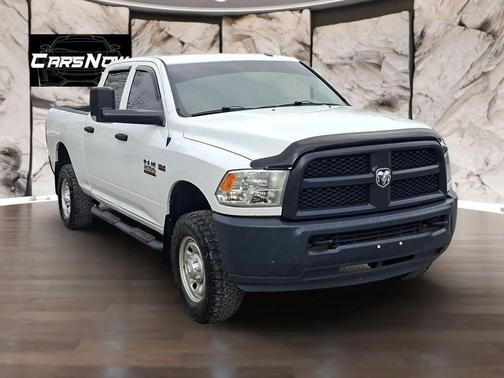 White 2017 RAM 2500 Tradesman Crew Cab 4x4 6'4' Box