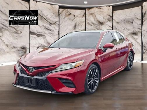 Red 2018 Toyota Camry XSE