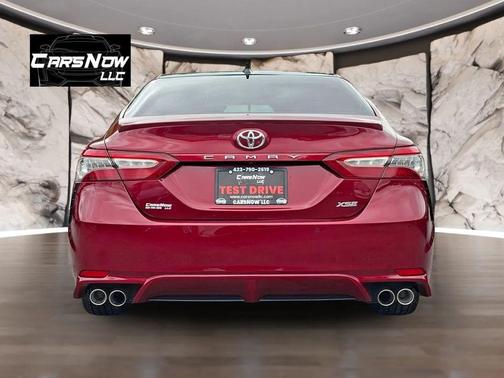 Red 2018 Toyota Camry XSE