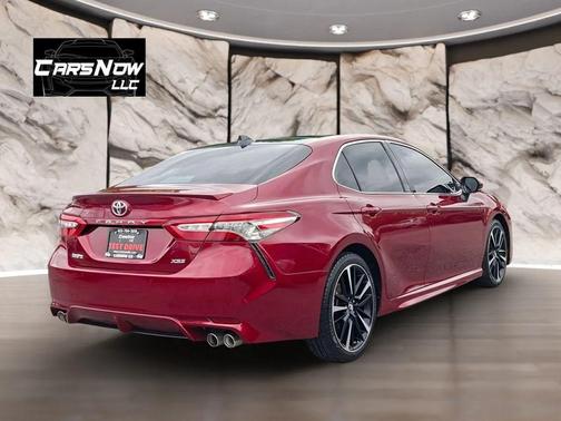 Red 2018 Toyota Camry XSE