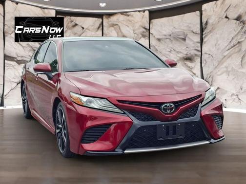 Red 2018 Toyota Camry XSE