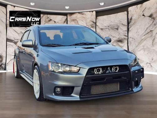 Silver 2013 Mitsubishi Lancer Evolution GSR