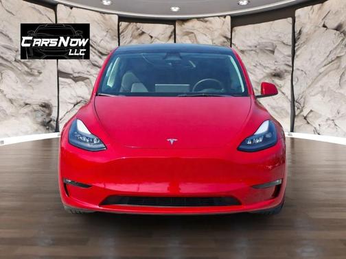 Red 2023 Tesla Model Y Performance Dual Motor All-Wheel Drive