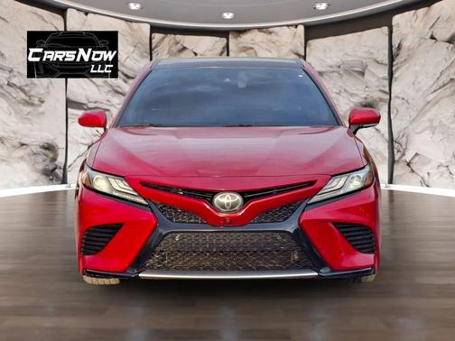 Red 2019 Toyota Camry XSE