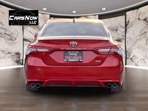 Red 2019 Toyota Camry XSE