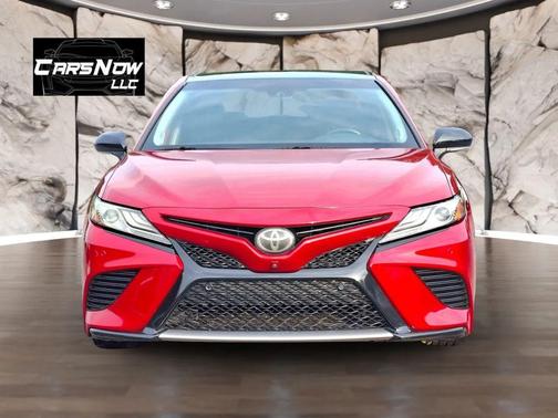 Red 2019 Toyota Camry XSE