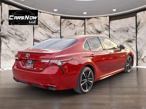 Red 2019 Toyota Camry XSE
