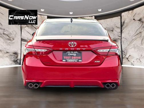 Red 2019 Toyota Camry XSE