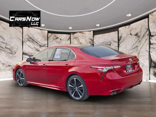 Red 2019 Toyota Camry XSE