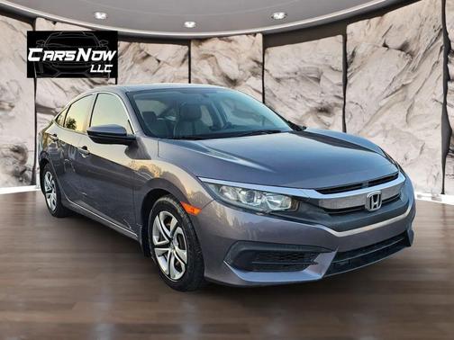 Gray 2016 Honda Civic LX