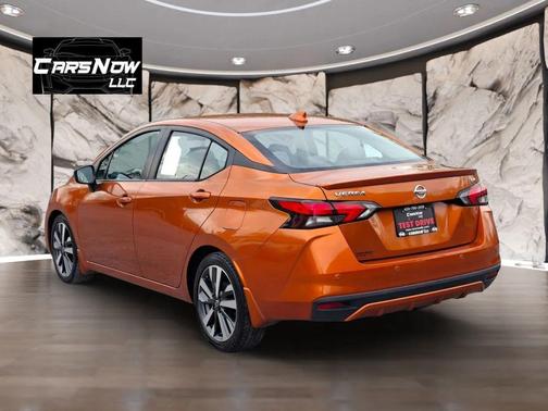 Orange 2020 Nissan Versa 1.6 S