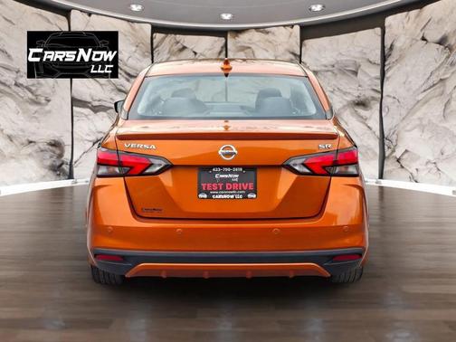 Orange 2020 Nissan Versa 1.6 S