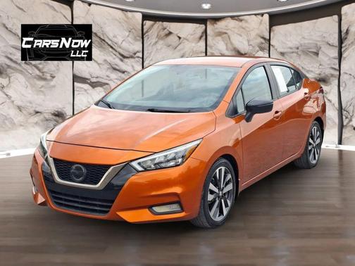 Orange 2020 Nissan Versa 1.6 S