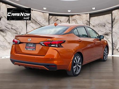 Orange 2020 Nissan Versa 1.6 S