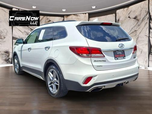 White 2018 Hyundai SANTA FE Limited Ultimate