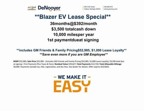 2025 Chevrolet Blazer EV AWD LT