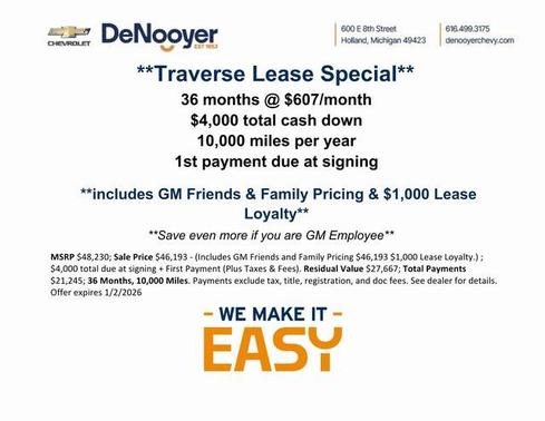 2026 Chevrolet Traverse LT