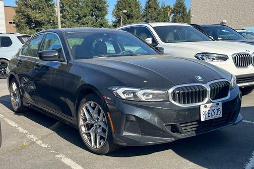 Jet Black 2025 BMW 330 330i