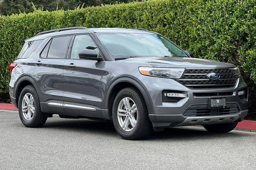 Grey 2021 Ford Explorer XLT