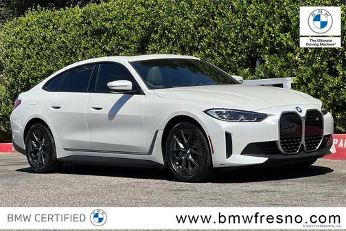 White Metallic 2023 BMW i4 Gran Coupe eDrive35