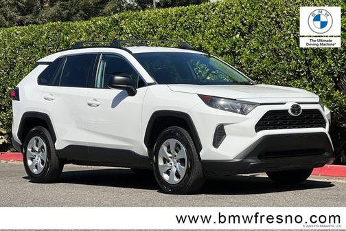 Super White 2021 Toyota RAV4 LE