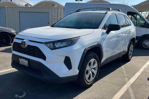 Super White 2021 Toyota RAV4 LE