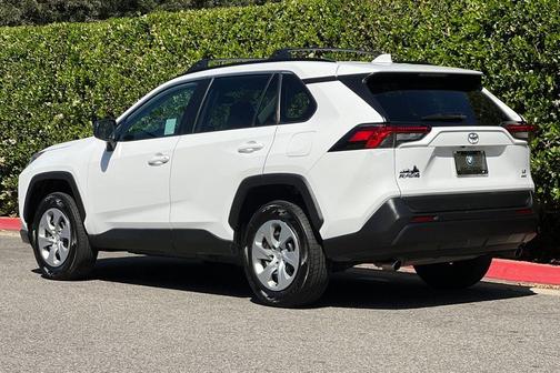 Super White 2021 Toyota RAV4 LE