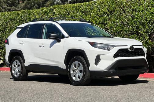 Super White 2021 Toyota RAV4 LE