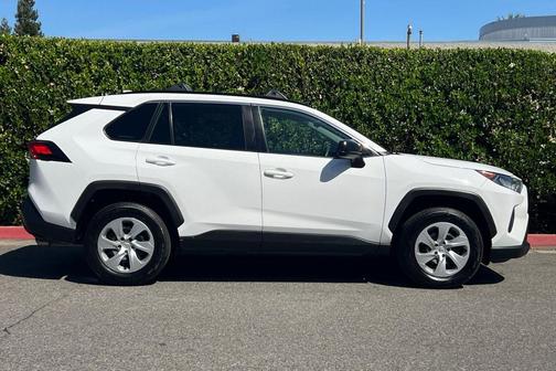 Super White 2021 Toyota RAV4 LE