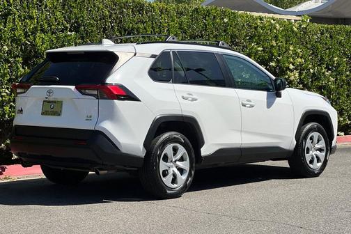 Super White 2021 Toyota RAV4 LE