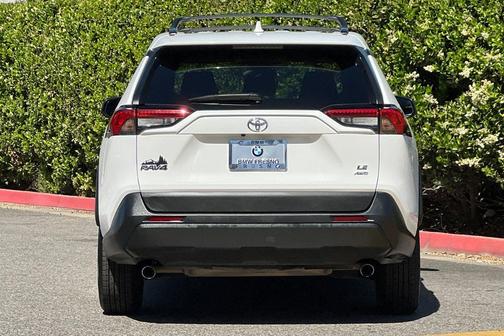 Super White 2021 Toyota RAV4 LE