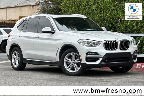 White Metallic 2020 BMW X3 xDrive30i