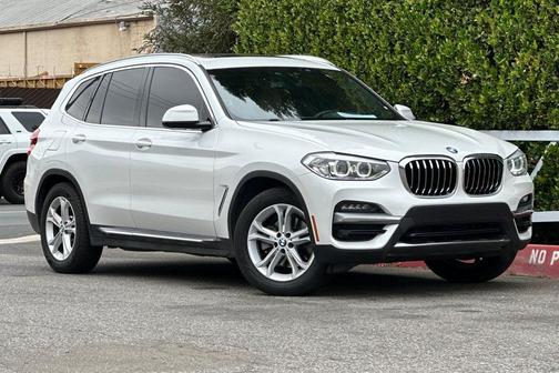 White Metallic 2020 BMW X3 xDrive30i