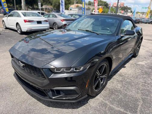 Shadow Black 2024 Ford Mustang EcoBoost Premium