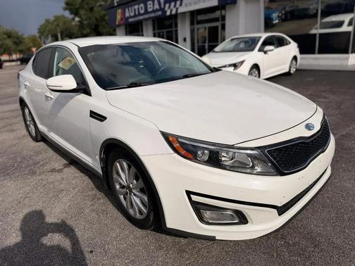 White 2015 Kia Optima LX