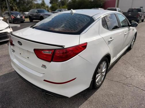 White 2015 Kia Optima LX