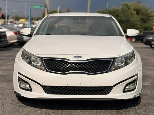 White 2015 Kia Optima LX