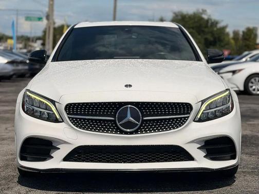 White 2020 Mercedes-Benz C-Class C300 Sedan