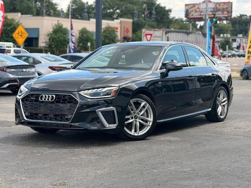 Mythos Black Metallic 2024 Audi A4 45 S line Premium Plus