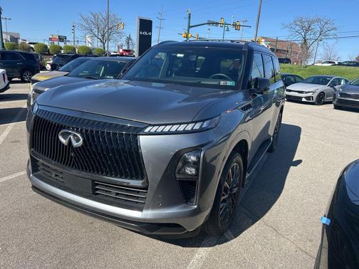 Dynamic Metal/Black Obsidian 2025 INFINITI QX80 AUTOGRAPH AWD
