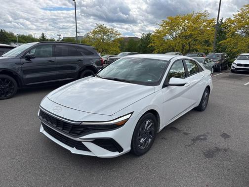 Serenity White 2024 Hyundai ELANTRA SEL