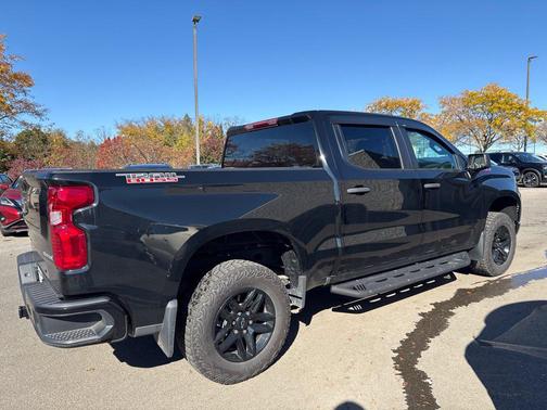 Black 2025 Chevrolet Silverado 1500 Custom Trail Boss