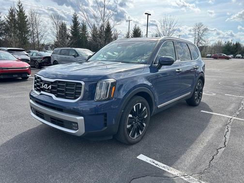 Midnight Lake Blue 2023 Kia Telluride SX