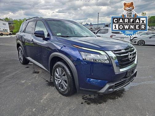Deep Ocean Blue Pearl 2024 Nissan Pathfinder SV 4WD