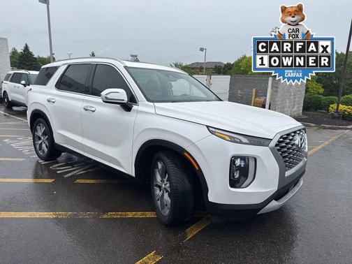 Hyper White 2021 Hyundai PALISADE SEL