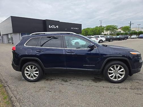 True Blue Pearlcoat 2016 Jeep Cherokee Limited